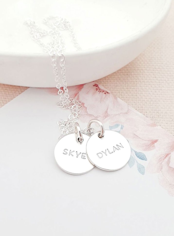 custom necklace with kids names