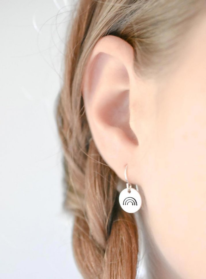 Sterling Rainbow earrings