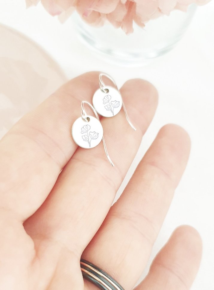 silver gift earrings