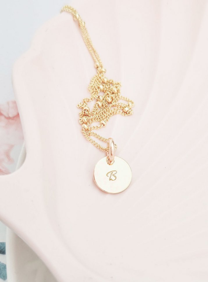 gold custom pendant